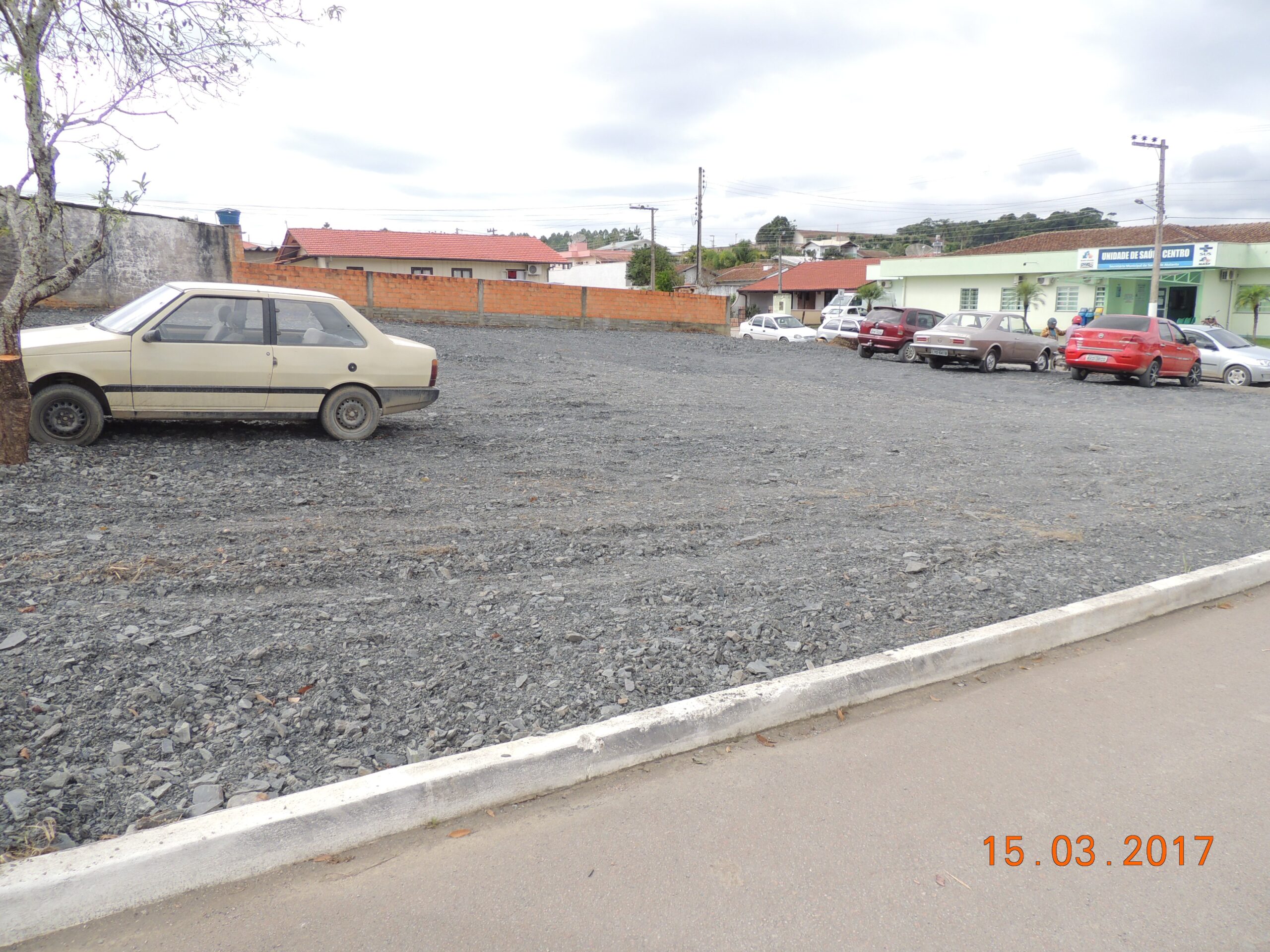 Novo estacionamento em frente à Unidade de Saúde do Município de Atalanta